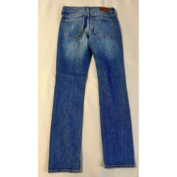 Womens MADEWELL The Slim Boyjean Stretch Denim Jeans 23 Med Wash - Picture 9 of 10